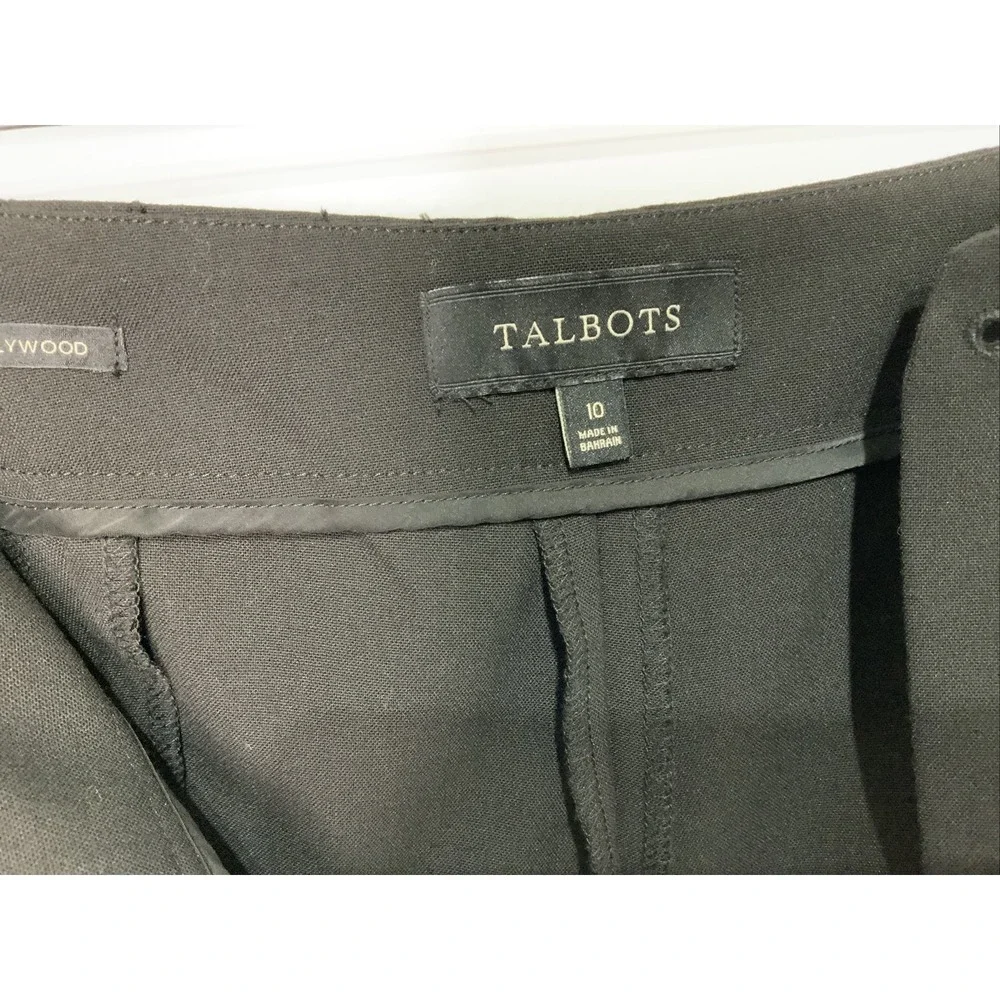 Talbots Hollywood Dress Pants Women's Trousers Black Size 10